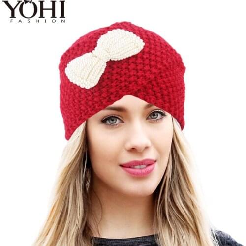 2018 New fashion Winter Beanie Knitted Beanie corn grain handmade wool cap Indian wind scarf hat Slouchy Hat Winter cap Turban