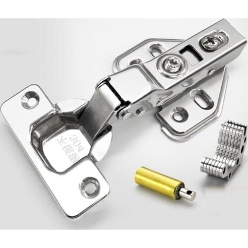 3 Style Cabinet Hinges Stainless Steel Door Hydraulic Hinges Damper Buffer Soft Close For Cabinet Cupboard Furniture Hardware