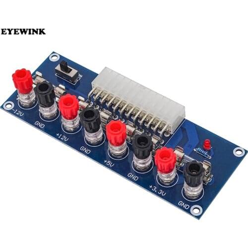 XH-M229 Desktop PC Chassis Power ATX Transfer to Adapter Board Power Supply Circuit Outlet Module 24Pin Output Terminal 24 pins