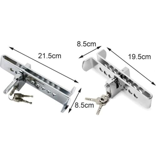 Steering Wheel Lock Durable Strudy Stainless Steel Anti-Theft Clutch Lock for Car