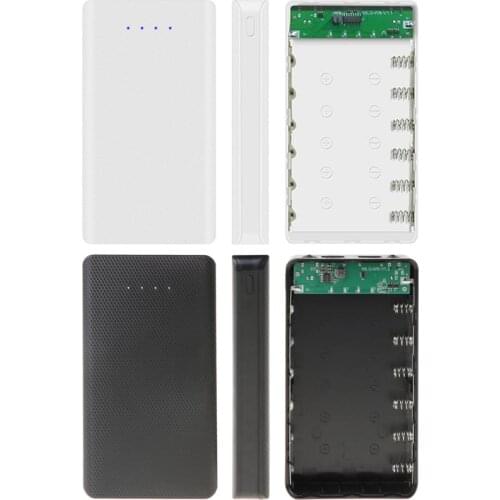 DIY 6x18650 Battery Case With Indicator Power Bank Shell Charger Box Accessories