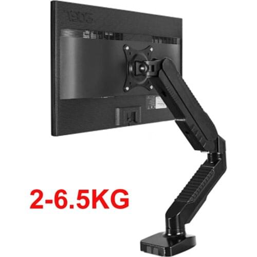 DL-GC12 Desktop 17-27" grommet clamp base LCD LED Monitor Holder Arm mechanic Spring Full Motion TV Mount Loading 2-6.5 kgs
