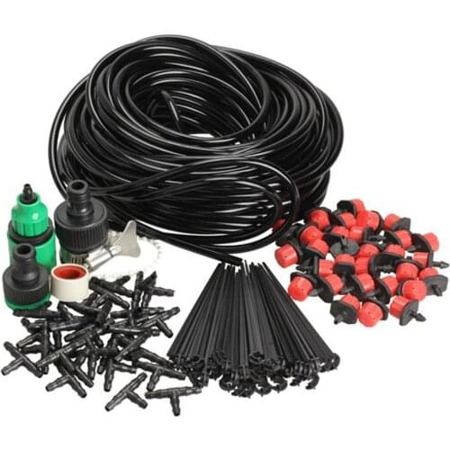 30Pcs 25m Irrigation Self Plant Watering Kit Garden Lawn Drippers Sprayer Hose For Garden Vegetable Patch Drip Irrigation Kit