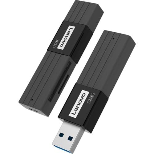 Lenovo D231 5Gbps Card Reader 2 in 1 USB 3.0 Memory Card Reader Dual Slot TF Security Digital card reader adapter Support 2TB