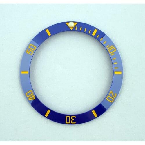 30.8-38mm Diameter Ceramic Bezel Insert for 40mm Dial for Sub mariner Gmt Japan Watch Face Ring Replacement Accessory RootBeer 6