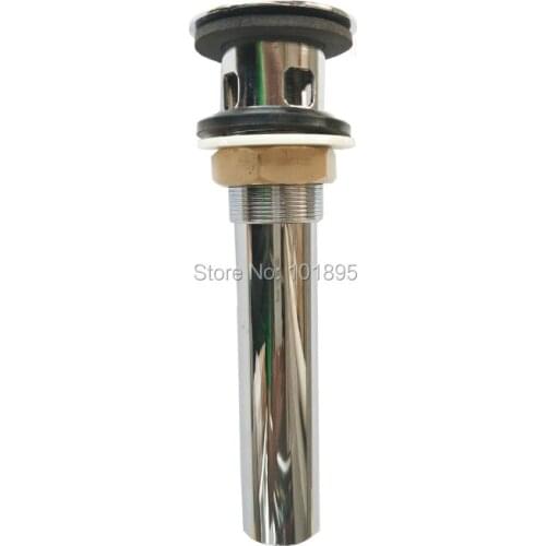 L16797 Chrome Finishing Brass Material Wash Basin Pop Up Waste with Overflow