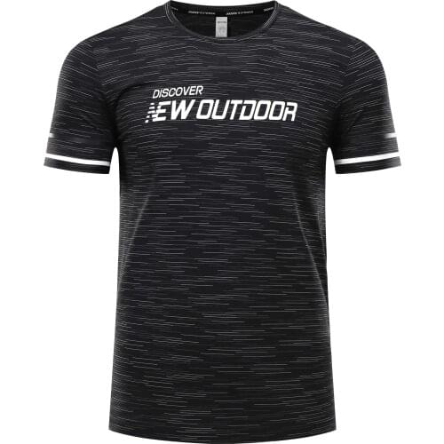2021 New Arrival High Quality Mens short sleeve T-shirt Running Suit Quick Dry Sportswear Breathable Custom LOGO and Brand