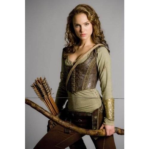 Natalie Portman American Hot Actress Movie Star Silk Poster Wall Sticker Decoration Gift