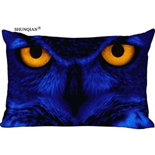 New Owl Art Fantasy Pillow Case Custom Wedding Pillowcase Cover Cases Gift Zippered Rectangle Pillow Case