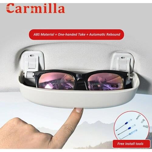 Upgrade Car Sunglasses Holder Sun Glasses Storage Box Case for Volkswagen VW Passat Hatchback 2016 - 2021 Accessories