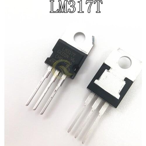 10PCS LM317T into the TO-220 LM317 adjustable three-terminal voltage regulator original products