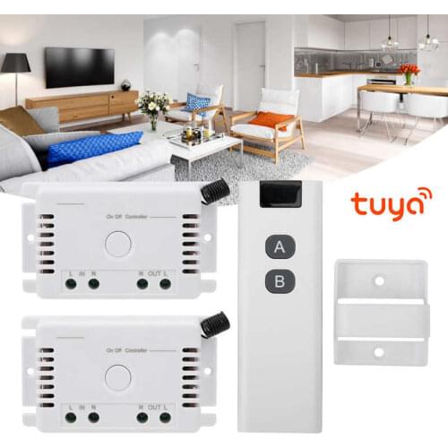 Relay Remote Switch On-Off Controller 10A APP Voice Control Support for Tuya Zigbee AC 95-250V