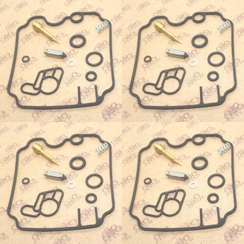 4SET For XJ600 NH 4BR 1994-1995 XJ600SH XJ600SN 1992 XJ 600 NH SH SN Seal Float Valve Pilot Screws Carburetor Repair Kit Rebuild