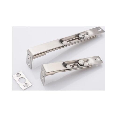 1Pcs 4/6/ Inch Stainless Steel Hidden Door Bolt Security Guard Door Latch Sliding Lock Bathroom Bolt Dust Proof Tube