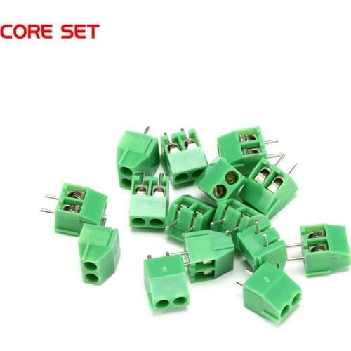 10Pcs/Lot KF350-3.5-2p 3.5mm pitch PCB Screw Terminal Block Connectors 300V/10A