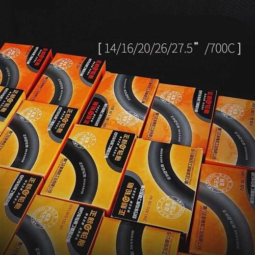 12/16/20/22/26/27.5 X1.5/1.75/1.9/2.125/1 3/8 Bike Inner Tube For BMX Mountain Road Bike Tyre Butyl Rubber Bicycle Tube Tire 26"