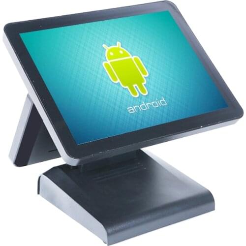 15 inch double screen touch Android cash register, retail / restaurant pos machine all in one computer