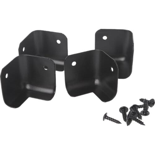 4Pcs/Lot AMP Angle Amplifier Speaker Cabinet Corner Sound Box Protector 2 Holes