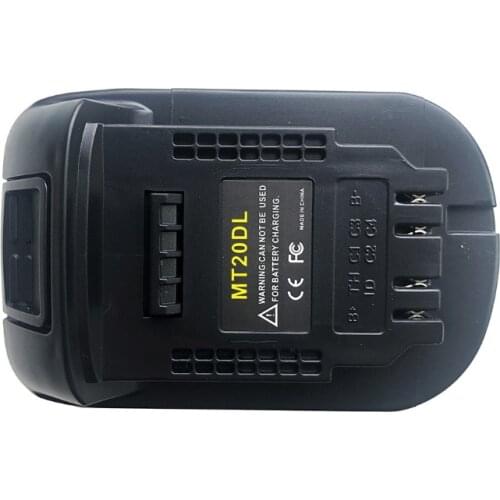 Mt20Dl Battery Adapter For Makita 18V Bl1830 Bl1860 Bl1815 Li-Ion Battery For Dewalt 18V 20V Dcb200 Li-Ion Battery