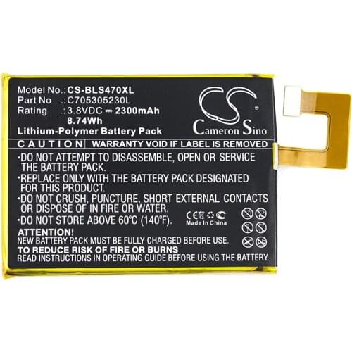 Cameron Sino 2300mAh Battery For BLU Selfie S470,C705305230L