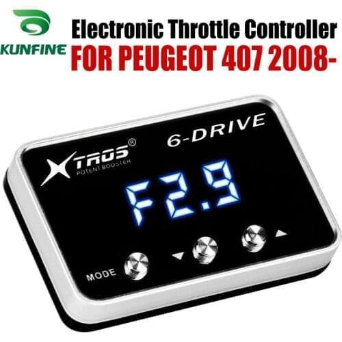 Car Electronic Throttle Controller Racing Accelerator Potent Booster For PEUGEOT 407 2008-2019 Tuning Parts Accessory