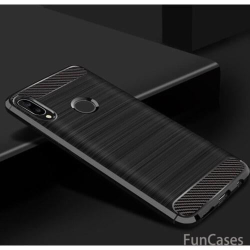 For Huawei P Smart Plus Case Silicone 6.3" Rugged Armor Soft Back Cover Case Huawei P Smart 2019 Phone Fundas Coque ascend