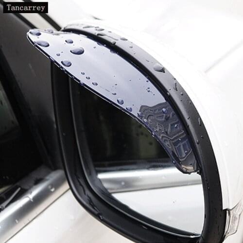 Car rearview mirror rain cover auto parts for Hyundai Solaris i20 ix25 i30 ix35 i40 SantaFe