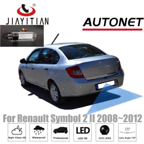 JiaYiTian Rear View Camera For Renault Symbol 2 II sedan 2008 2009 2010 2012 backup camera Reverse Camera License Plate camera