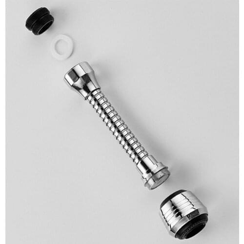 Kitchen Faucet Aerator Sink Bubbler Water Saving Aerator 360Degree Rotatable Bubbler Filter Free To Bend 35mm Nozzle Tap Aerator