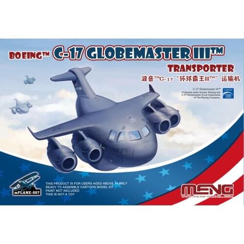 MENG mPLANE-007 C-17 GLOBEMASTER III TM TRANSPORTER Q VERSION 2020