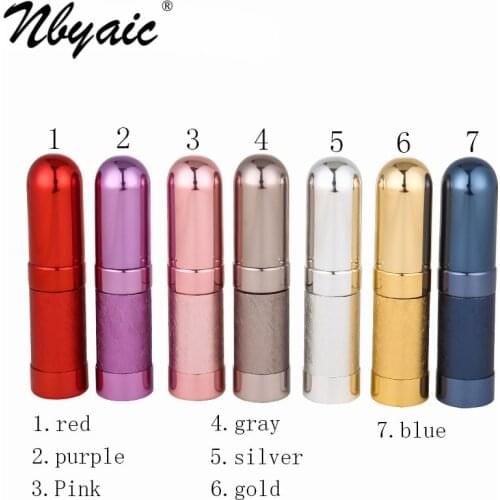 Nbyaic 100pcs Perfume dispensing bottle high-end portable spray empty bottle refillable 6ml perfume sample dispenser