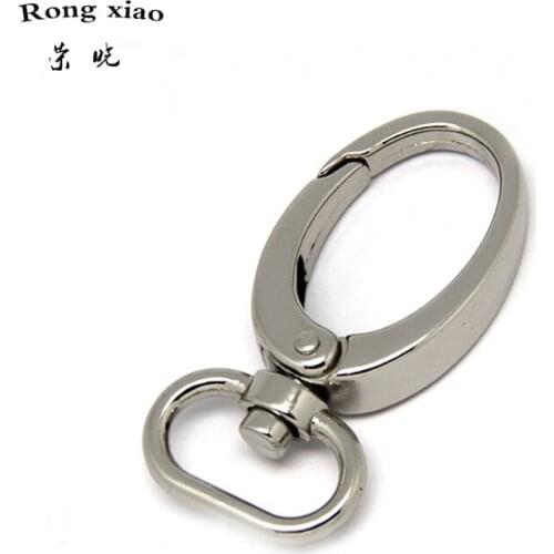 2.0 cm (3/4 inch inside) swivel clasp swivel hooks Silver Nickel Snap Hook for straps bags