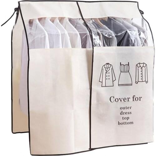 Transparent Hanging Three-dimensional Dustproof Clothes Cover Garment Suit Dress Coat Cloth Large Capacity Storage Bags