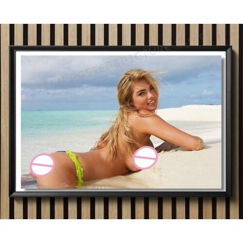 R0164 Kate Upton (3) Star Sexy Beautiful Girl Model Wall Sticker Silk Poster Art Home Decoration