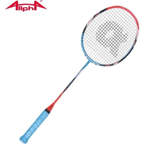Alpha Badminton Rackets Single Racket Carbon Fiber Lightweight Badminton Racquet High Quality CP9000