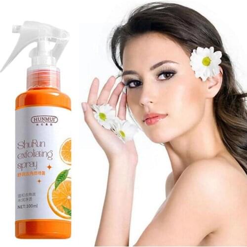 100ml Exfoliating Spray Elbow Knee Hands Foot Whole Body Peeling Dead Skin Mites Removing Gentle Cleansing Sprays Foot Care Tool