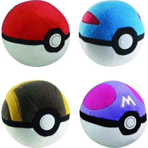 TAKARA TOMY 5 style 8cm Pokeball Mini Poke Ball Collection Complete Plush toys for children