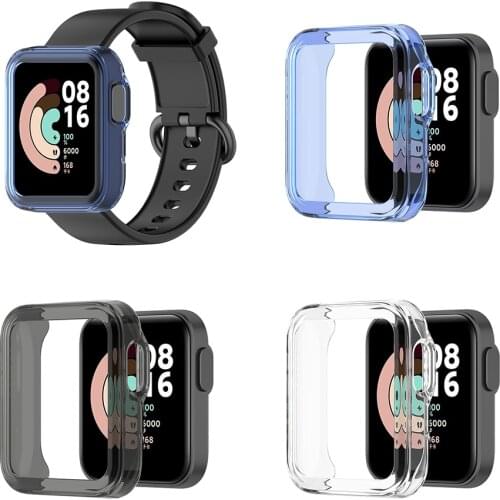 Ultra-Slim TPU Watch Case Skin Protective Cover for -Xiaomi Mi Watch Lite Global Version for Redmi Watch Accessories