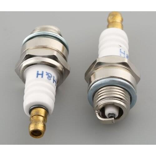 2Pcs/pair L7T Chainsaw Spare Parts Brush Cutter Spark Plug For 2 Stroke Strimmer Chainsaw Lawnmower Trimmer Cutter Garden Tool