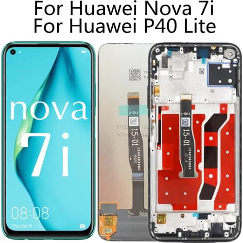 6.4" LCD For Huawei Nova 7i JNY-L22B/L21A/L01A/L21B/L22A/L02A/LX2 LCD Display Touch Screen Digitizer Assembly Replacement