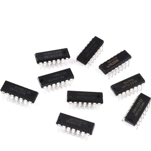 10PCS DIP14 SN74LS00 01 02 03 04 05 06 07 08 09 10 11 14N DIP Integrated IC