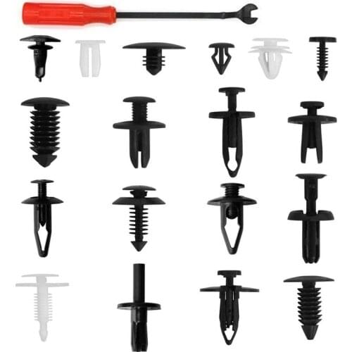 421pcs Car Trim Clips Universal Auto Car Trim Panel Clips Push Retainers Plastic Rivet Car Door Trim Clips Retainer Clips