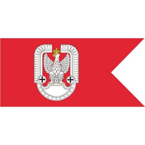 Car Styling Polish Poland Air Force Flag Decal Body Helmet Window Bike Motorcycle Car Sticker