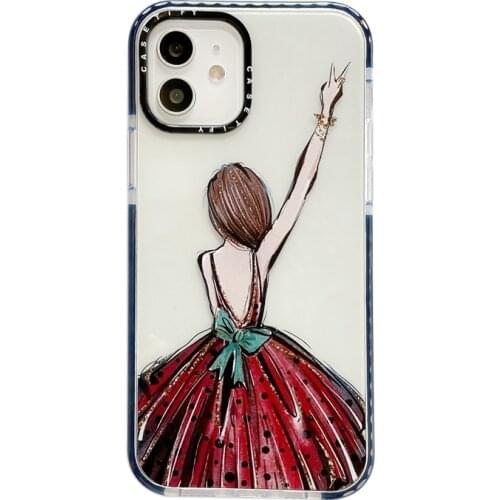 Be Strong Dressed Girl Case for iPhone 12 Pro Max Back Phone Cover for 12Mini 11Pro Max X XS XR 8 7 Plus SE 2020 Capa