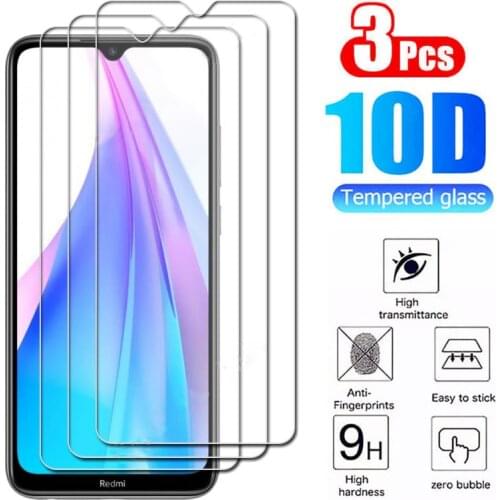 3Pcs Full Cover For Xiaomi Redmi Note 8T 8 Pro 7 Pro Case Protective Glass 3D On Xiomi ksiomi Resmi Note 8T T8 Note8t Film Armor