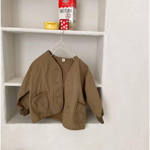 Spring Korean Fashion Children Jacket 90% Cotton Kids Girls Boys Coat Outerwear Coats Princess Girls Cardigan Tops Windbreaker