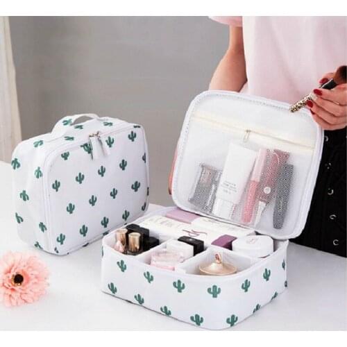 Hoomall Zipper Travel Wash Pouch Toiletry Travel Storage Bag Mini Casual Portable Cosmetic Bag Waterproof Makeup Organizer