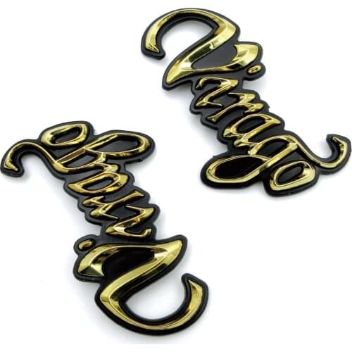 Motorcycle Fuel Gas Tank Emblem Badge Decoration Decals Sticker For Yamaha Virago XV125 250 400 535 700 High Quality ABS Plastic