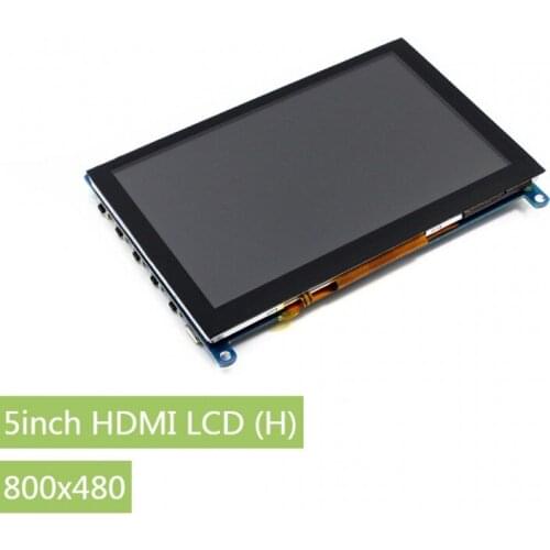 Raspberry Pi 5 inch HDMI LCD 800x480 Capacitive Touch Screen LCD Display Supports Raspberry Pi BB Black Banana Pi/Multi Systems