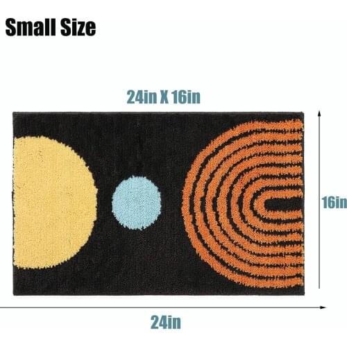 Ultra Microfiber Soft Bath Mats for Bathroom Non-Slip Good Water Absorption Bath Mats for Bathroom Washable Rugs Plush Fluffy